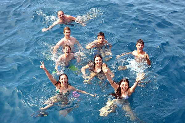 Fondeo en el mar Tenerife Sur Fondeo en el mar Tenerife Sur
